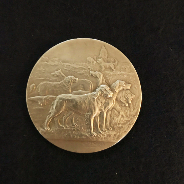 French dog medal exposition canine de saint-gaudens for sale