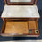 French Marble Top Dressing Table - Drawer View - For Sale 