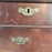 Antique Oak Dresser - View of Pulls - For Sale