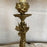 Pair of Decorative Gold Figural French Gilt Brass Table Lamps
