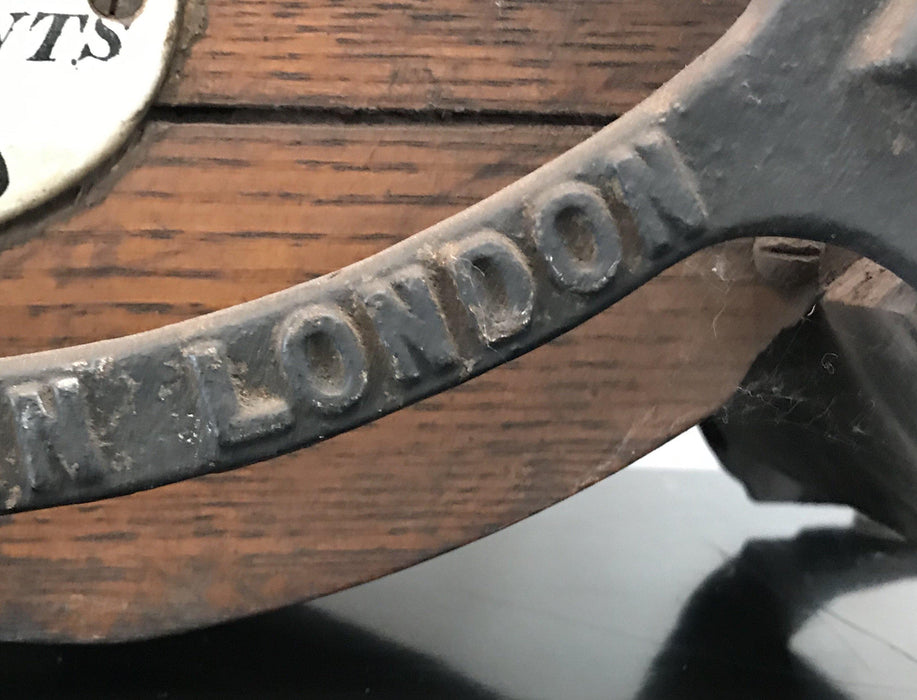 Kent's London, England Knife Cleaner dated 1865-70 with Original Porcelain Label