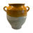French Confit Pot with Yellow Glaze from the 19th Century #7917