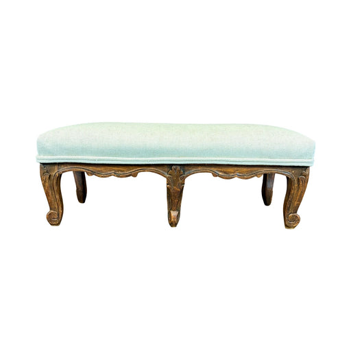 French Louis XV Petite Carved Walnut Footstool or Footrest
