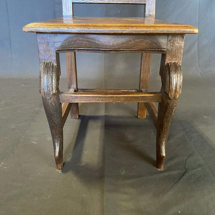 French Exquisitely Carved Early 19th Century Provincial Dining or Side Chairs set of 6 from Provence, France