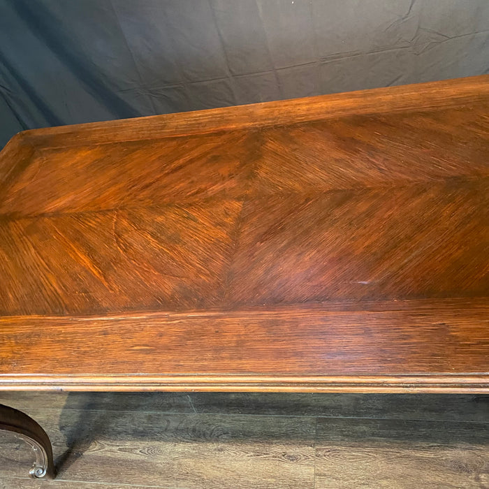 French Louis XV Dining Table with Museum Quality Carving