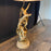 French Large Art Nouveau Figural Table Lamp Signed Auguste Moreau