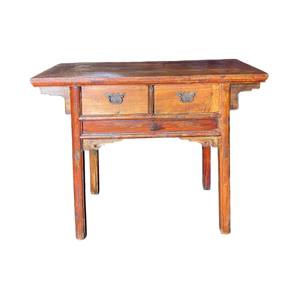 Lovely and Rustic Console, Side table or Accent Table as Found in Maine