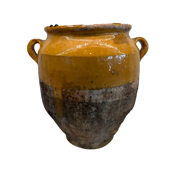 French Yellow Confit Pot #9064