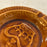 French Sarreguemines Advertising Ashtray Dish for French Brewery Champigneulles: Brown