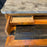 19th Century French Walnut Commode, Chest of Drawers, Dresser or Secrétaire Desk with Marble Top