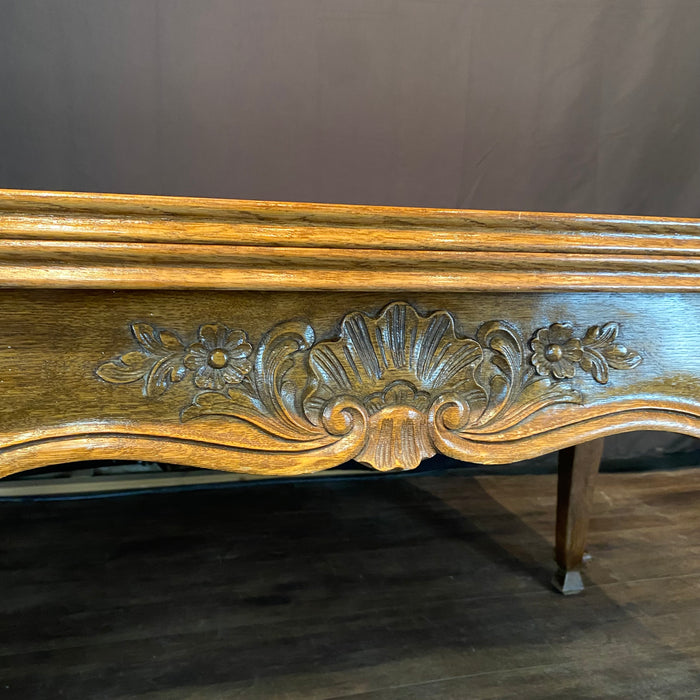 French Louis XV Dining Table with Two Leaves