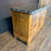 19th Century French Burled Wood Commode, Dresser or Chest of Drawers with Marble Top and Lion Pulls