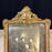 Antique French Ornate Gilt Metal Photo Frame with Original Military Portrait