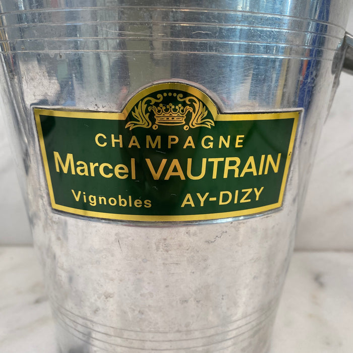 French Vintage Marcel Vautrain Vignobles AY-DIZY Champagne or Ice Bucket or Cooler