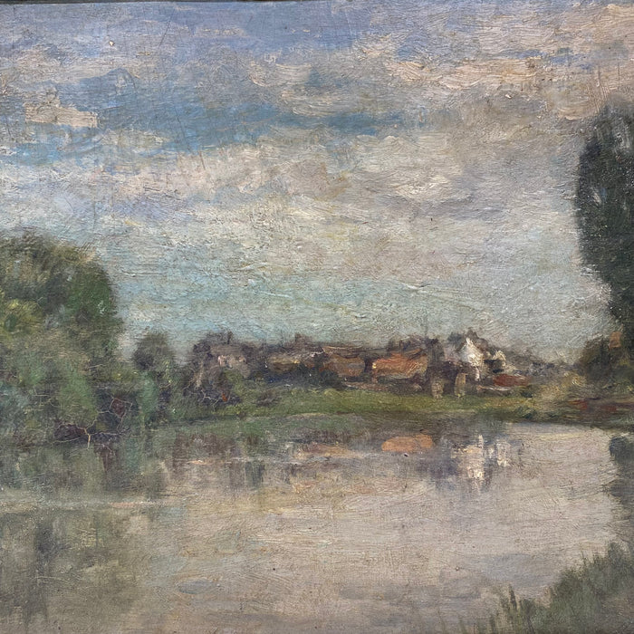 Early 20th Century Landscape Oil Painting by Mathieu Thirionet (1860–1937)