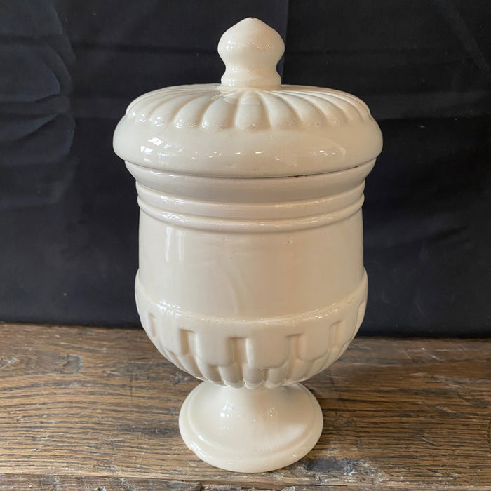 Antique Italian Apothecary Jar Venetian Scilla Porcelain Urn Large