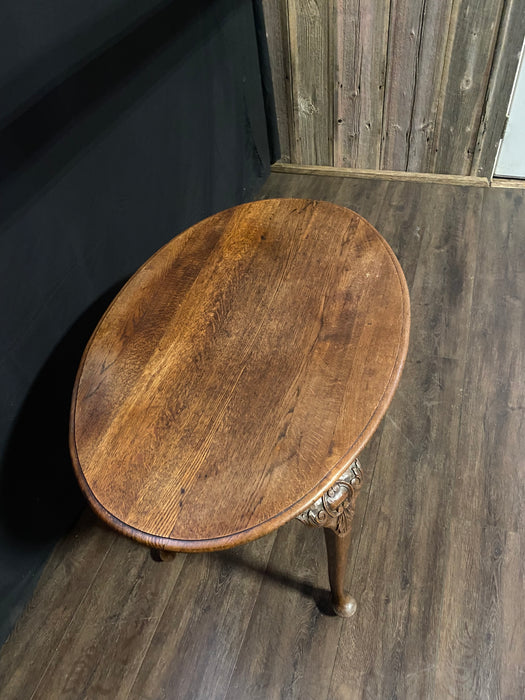 Antique French Oval Occasional or Side Table, or Coffee Table