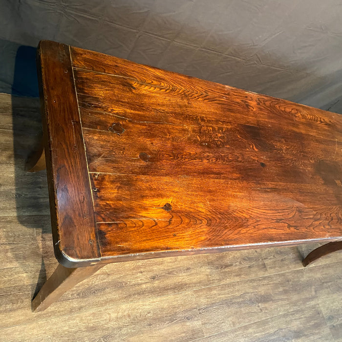 Antique Country French Provincial Farmhouse Dining Table