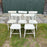 Set of Five 19th Century Plank Seat Grange Chairs from Maine