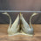 Hollywood Regency Coffee Table or Cocktail Table with Swan Base and Glass Top