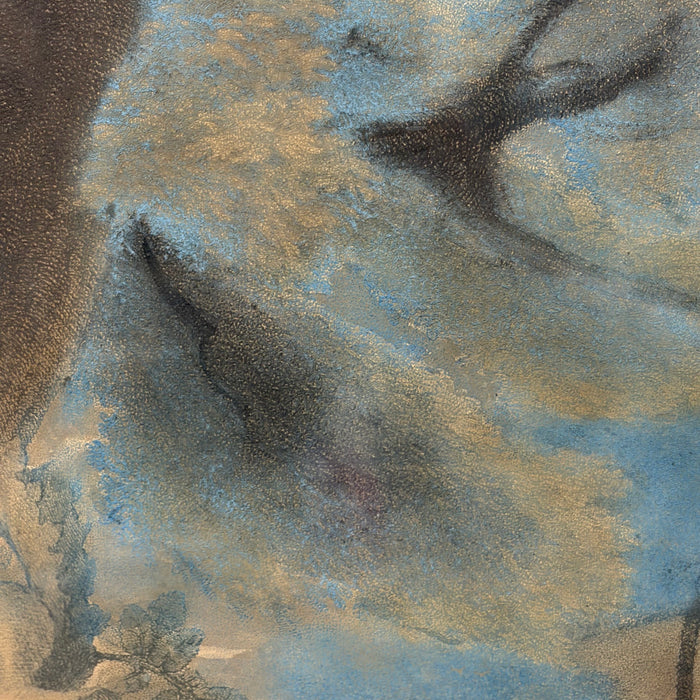 Pair of English 18th Century Color Stipple Engravings after Richard Westall, A Reaper's Child & A Gleaner's Child
