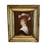 French Artwork: Aristocratic Woman in Superb 19th Century French Lemon Gold Frame