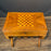Antique French Game Table, Side Table or Accent Table with Inlaid Marquetry Checkerboard Top