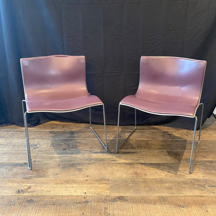 Pair of Mid Century Modern Knoll Handkerchief Chairs by Massimo and Lella Vignelli