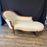 19th Century French Louis XV Antique Mahogany Chaise Lounge or Recamier Chair