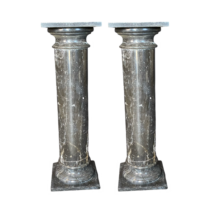 Italian Neoclassical Marble Columns or Pedestal (3 Available)