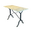 French Cafe Table or Bistro Table with Cast Iron Base and Carrera Marble Top