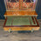 Early 19th Century English Regency Faux Rosewood Secretary Bookcase with Writing Drawer
