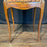 French Louis XV Side Table, Accent Table or Nightstand with Faux Book Cabinet and Gallery Top