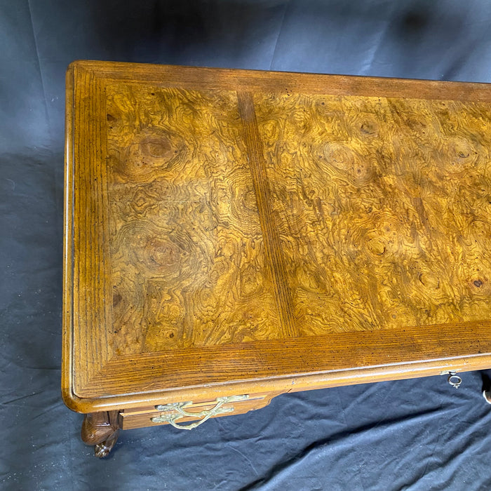 French Louis XV Style Baker Desk or Writing Table