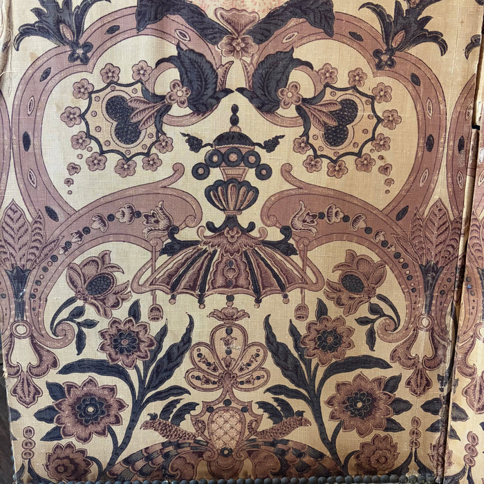 Antique French Rococo Revival Folding Screen or Room Divider with Chinoiserie Motifs