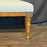 19th Century French Walnut Upholstered Bench
