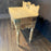 Antique French Butcher’s Block Table With Bull’s Head Mount and Rare Paris Maker's Label Jules Mareschal