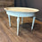 French Louis XVI Antique Painted Marble Top Coffee Table or Accent Table