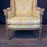 French Louis XVI Early 20th Century Giltwood Wingback Bergere Carved Armchair