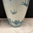 French Faience Three-Piece Vase and Jardinière Set with Swallows by Keller and Guerin