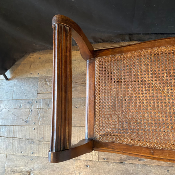 French Provincial Louis XV Carved Walnut Bench or Ottoman