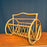 Antique Bent Rattan Cane Magazine Rack