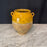French Confit Pot with Yellow Glaze from the 19th Century #8865