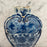Antique Dutch Delft Blue and White Faience Vase