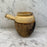 French Yellow Confit Pot or Toupin Pot with Handle