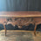 19th Century French Louis XV Carved Walnut Side Table or Desk Hoof Feet