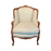 Classic French Louis XV Intricately Carved Walnut Bergere, Armchair or Wingback Chair