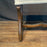 Antique French Os de Mouton Walnut Bench | 19th Century with New Upholstery