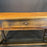 Antique French Provincial Side Table, Console or Sofa Table with Inlaid Sunburst