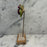 Antique French Purple Porcelain Violet Flower Botanical Sculpture on Custom Display Stand